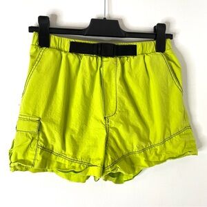 Urban Outfitters Neon Cargo Buckle Shorts
